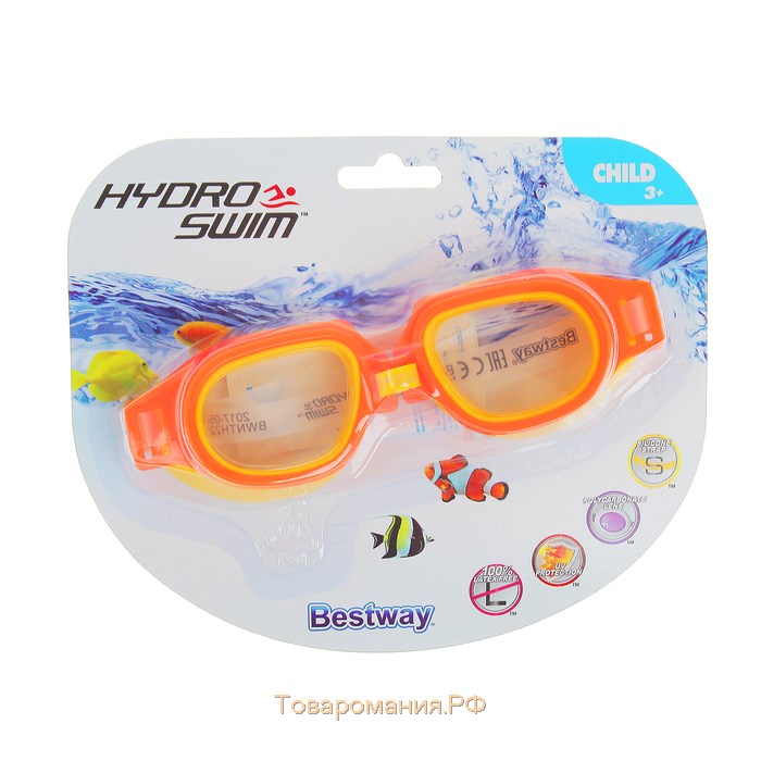 Очки для плавания Sport-Pro Champion, цвет МИКС, 21003 Bestway