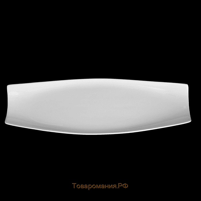 Блюдо фарфоровое Wilmax, 35×11 см, цвет белый