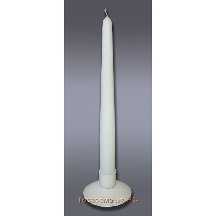 Набор свечей античных, 2,3х 24,5 см, 5 ч, 55 г, 2 штуки, белый