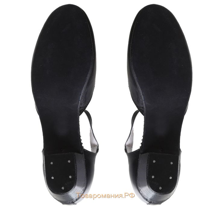 Туфли репетиторские женские, длина по стельке 24,5 см, цвет чёрный
