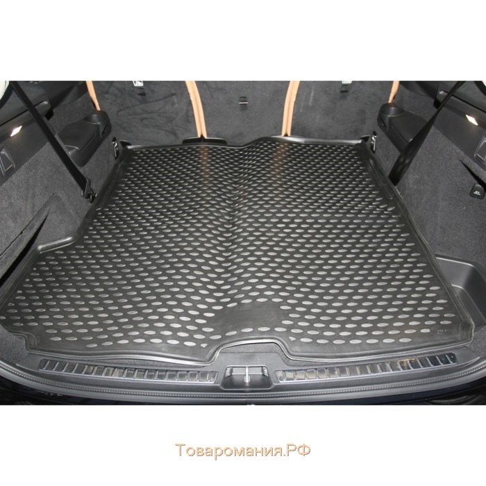 Коврик в багажник VOLVO XC90, 2015-2016, 5 мест, 7 мест - длинный, 1 шт. (полиуретан)