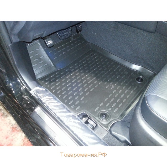 Коврики 3D в салон TOYOTA Camry, 2014-2016, 4 шт. (полиуретан)