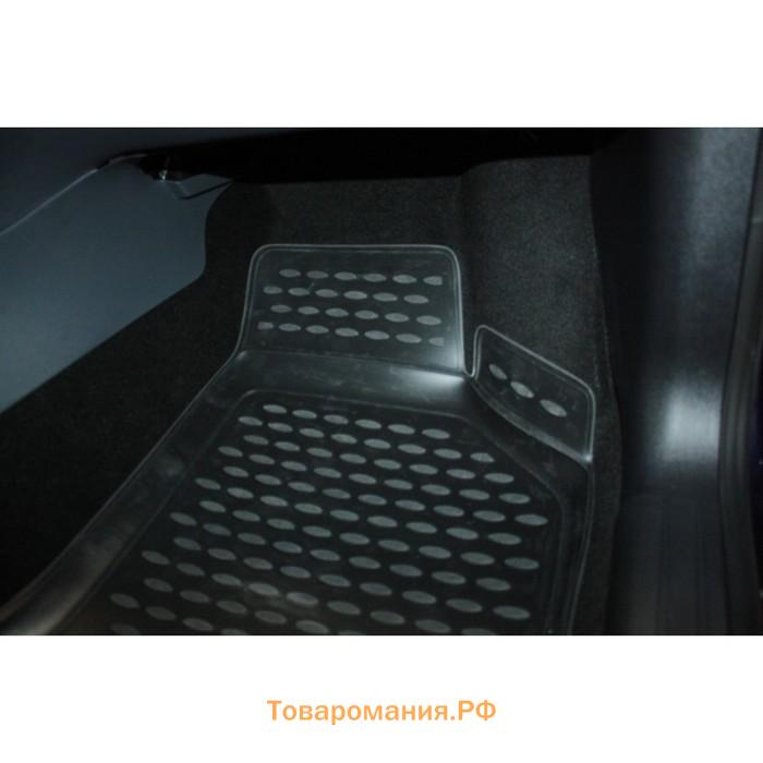 Коврики в салон SEAT Leon 10/2007-2016, 4 шт. (полиуретан)