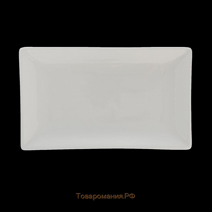 Блюдо фарфоровое Wilmax, 22,5×13 см, цвет белый