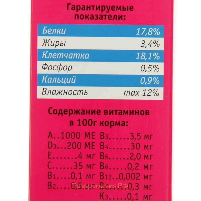 Корм "Зверюшки" для шиншилл (+подарок), 450 г