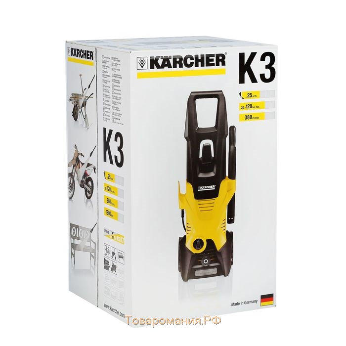 Мойка высокого давления Karcher K 3, 120 бар, 380 л/ч, 1.601-888.0