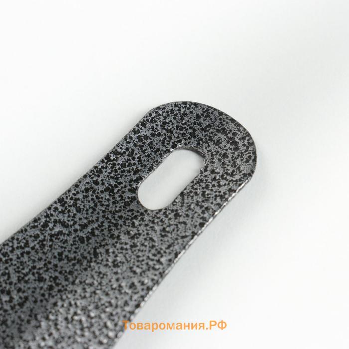 Ложка для обуви металлическая 10×4 см, покрытие антик серебро