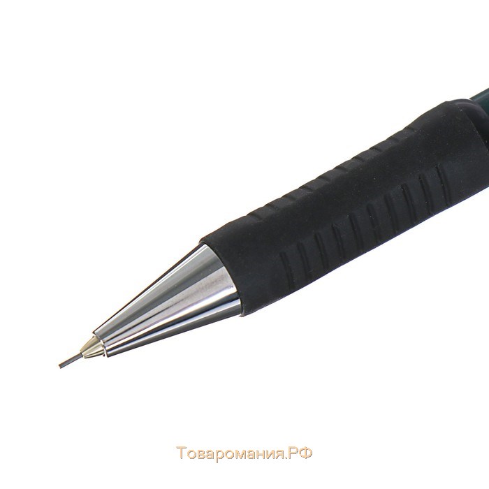 Карандаш механический 0.5 мм Faber-Castell GRIP 1345 с ластиком, резиновый упор, зелёный