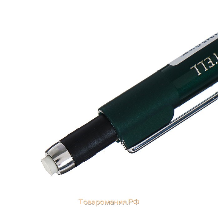 Карандаш механический 0.5 мм Faber-Castell GRIP 1345 с ластиком, резиновый упор, зелёный