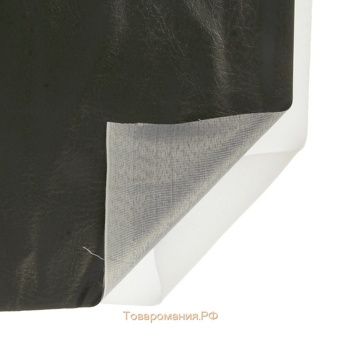 Комплект для обивки дверей 110 × 205 см: иск.кожа, поролон 3 мм, гвозди, чёрный, «Эконом»