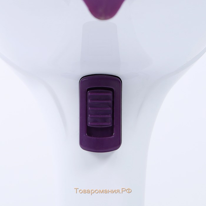Отпариватель Kitfort KT-916-2, ручной, 1000 Вт, 260 мл, 20 г/мин, шнур 1.7 м, фиолетовый