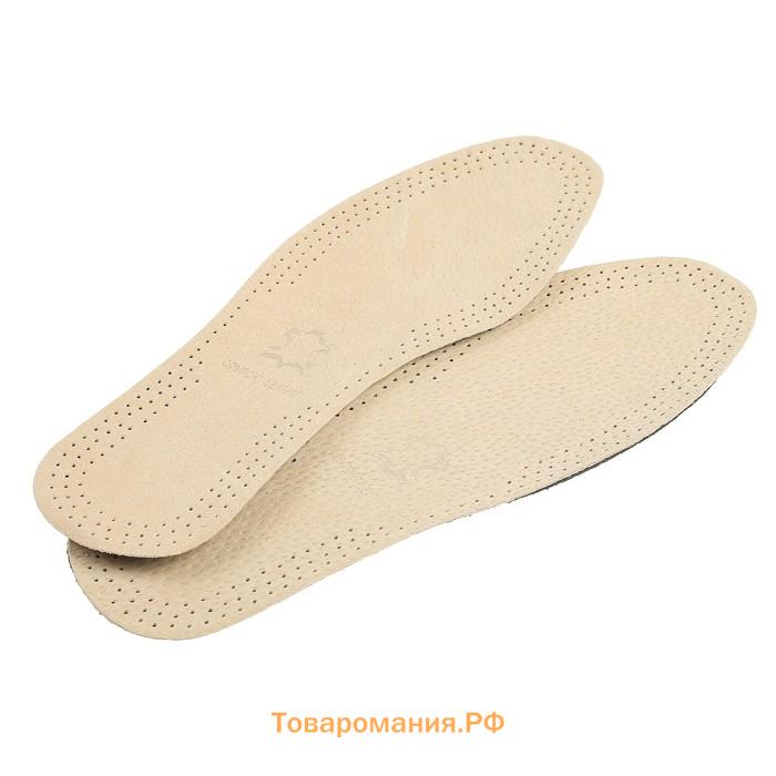 Стельки для обуви антибактериальные, двухслойные, 37-38р-р, пара, цвет светло-серый, PECARI CARBON