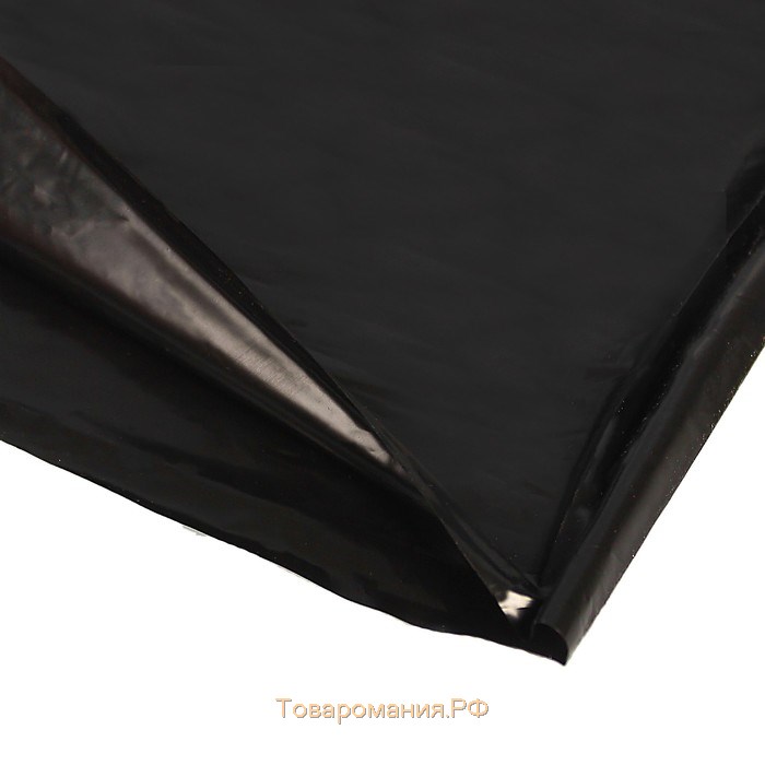 Плёнка из полиэтилена, техническая, толщина 150 мкм, чёрная, 10 × 3 м, рукав (1.5 м × 2), Эконом 50%, для дома и сада, Greengo
