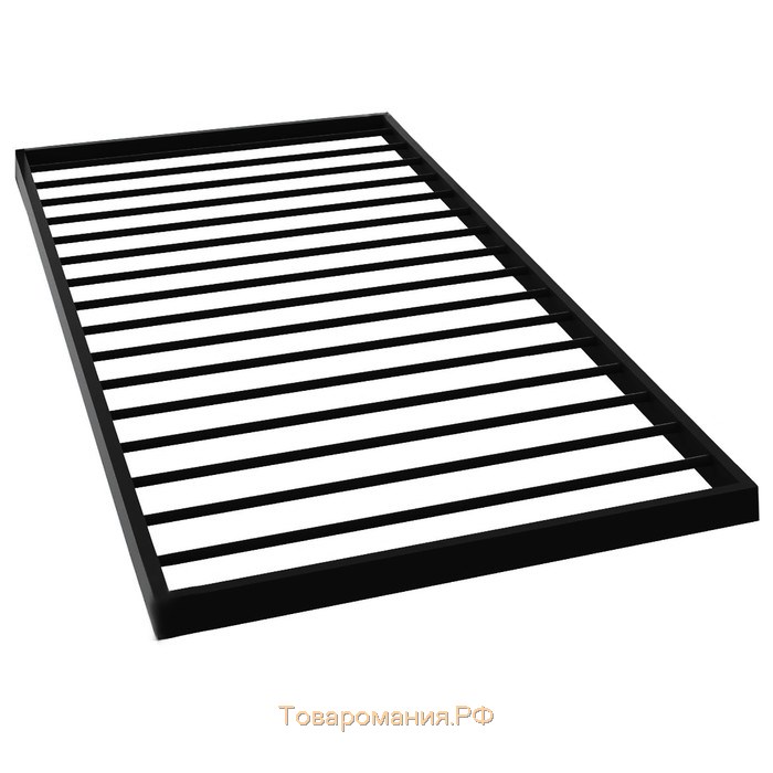 Кровать «Хостел Дуо», 800×2000 мм, металл, цвет чёрный