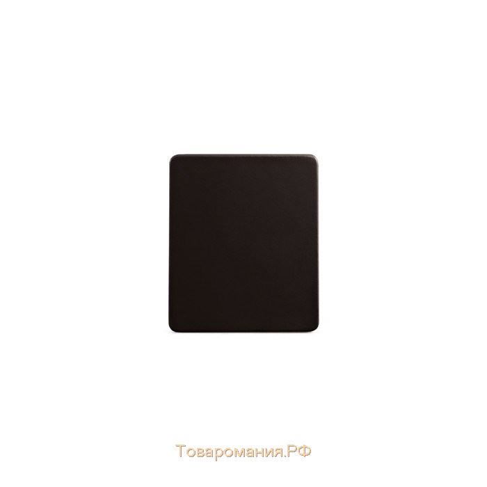 Узкая тумба «Алеро», 1 ящик, 410×430×530 мм, экокожа, цвет горький шоколад