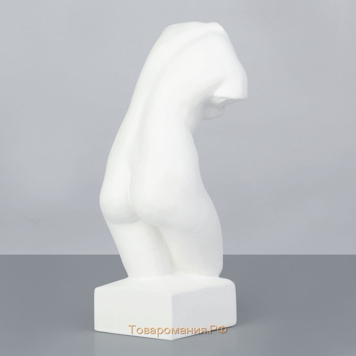 Гипсовая фигура Торс Афродиты (Венеры), 18 х 18 х 42 см