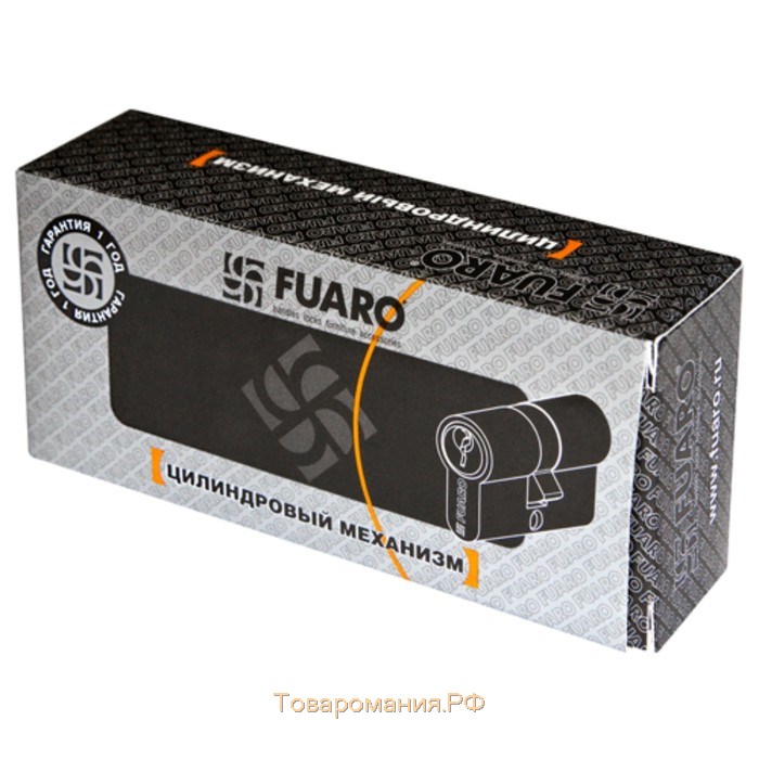 Цилиндровый механизм Fuaro 100 ZA 60 (25х10х25) CP, 5 ключей, цвет хром