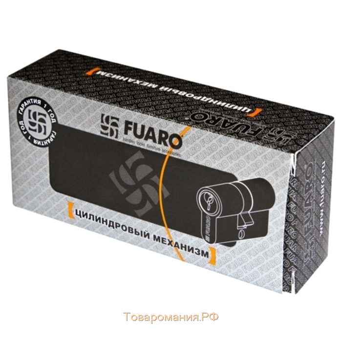 Цилиндровый механизм Fuaro 100 ZA 80 (30х10х40) CP, 5 ключей, цвет хром