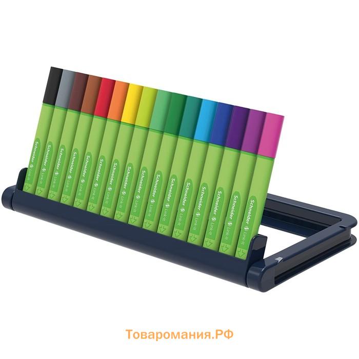 Набор ручек капиллярных Schneider, Link-it, 16 цветов, 0.4мм, в пластиковом футляре