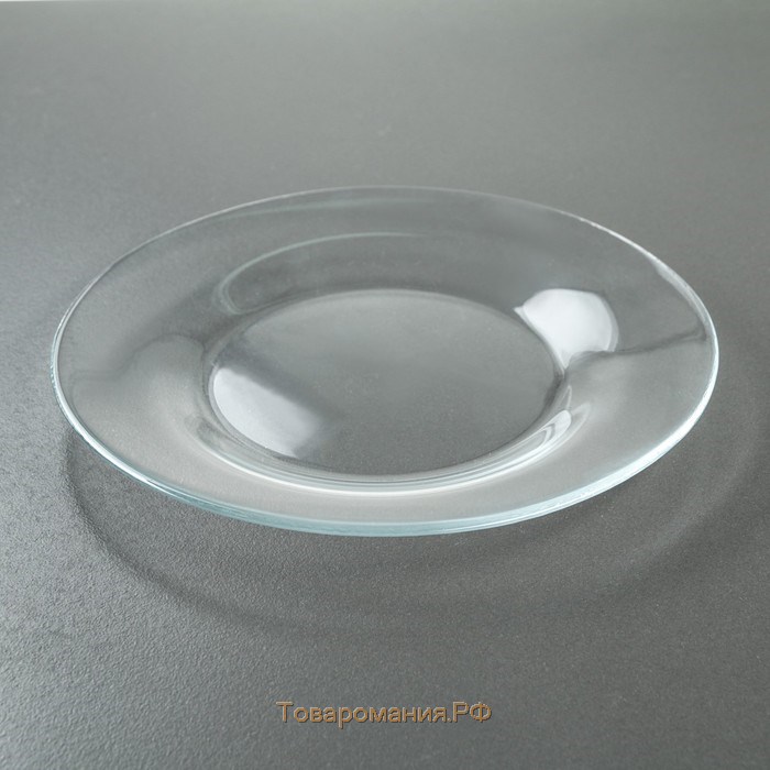 Тарелка стеклянная Invitation, d=19,5 см, цвет прозрачный