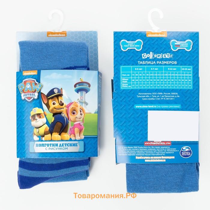 Колготки PAW PATROL "Гончик", голубой/синий, 92-98 см