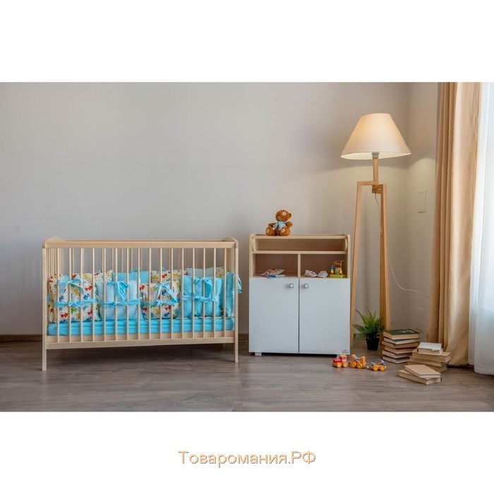 Кроватка детская Polini kids Simple 101, цвет натуральный