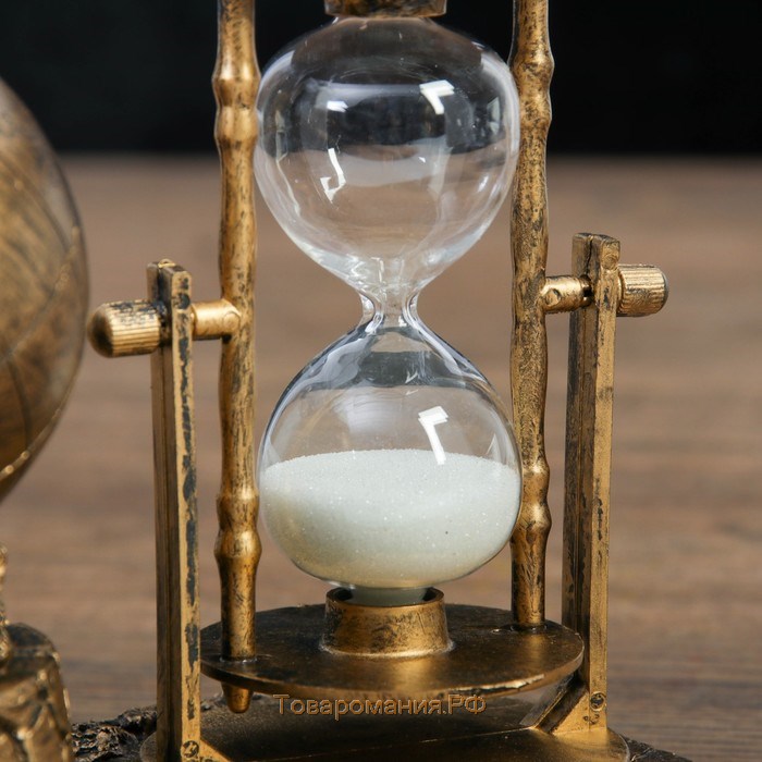 Песочные часы "Мир", сувенирные, 16 х 9 х 14 см
