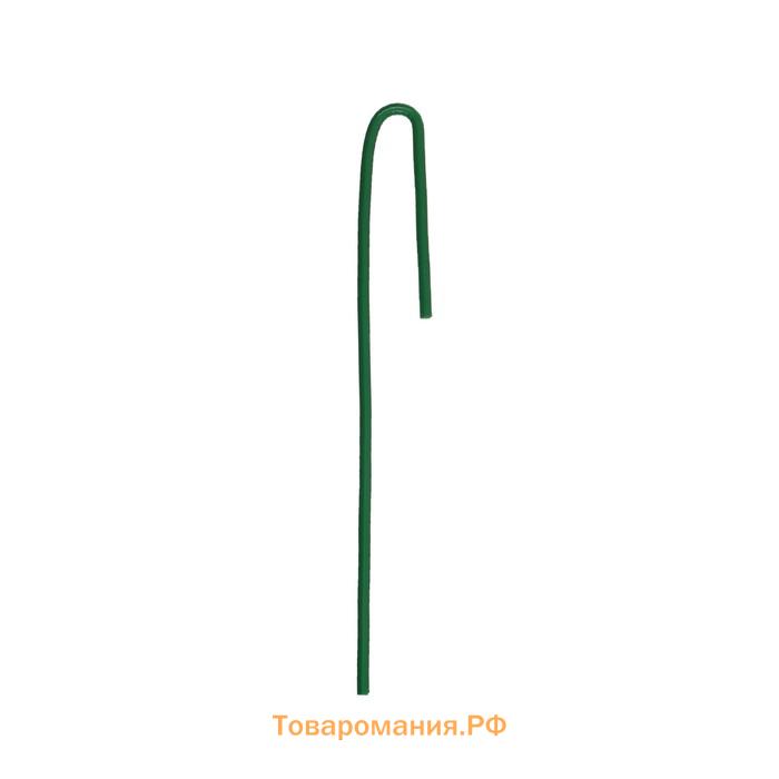Колышек универсальный, h=20 см, ножка d=0.3 см, набор 10 шт., зелёный, Greengo