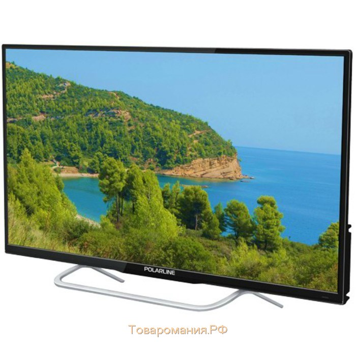 Телевизор Polarline 32PL13TC-SM, 32", 1366x768, DVB-T2/C, 3xHDMI, 2xUSB, SmartTV, черный
