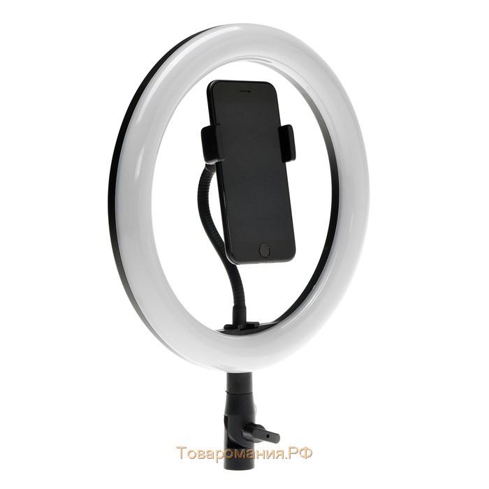 Светодиодная кольцевая лампа CB-32, 10" (26 см), 10 Вт, 3 режима, работает от USB