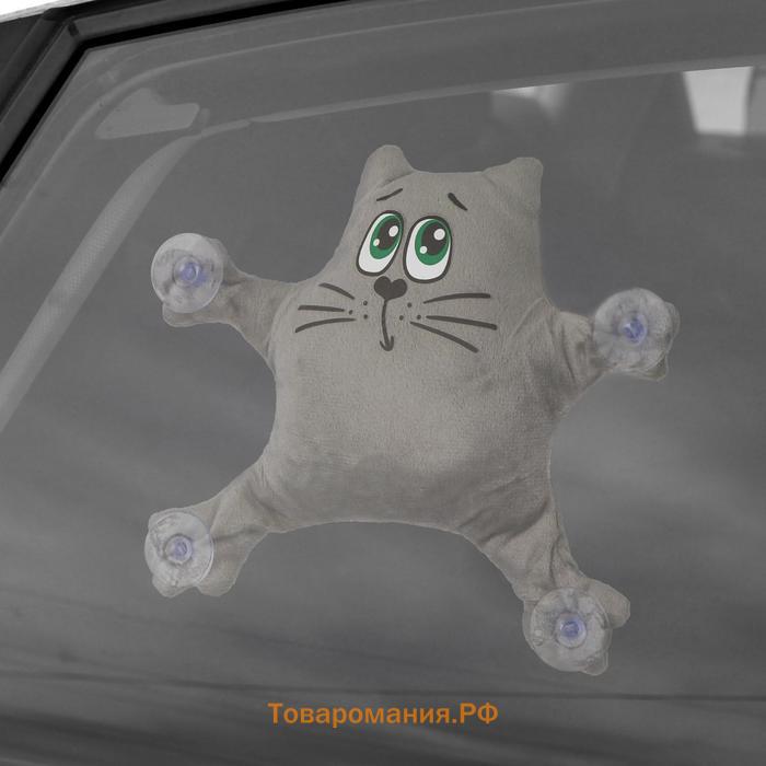 Автоигрушка «Котик», на присосках, МИКС