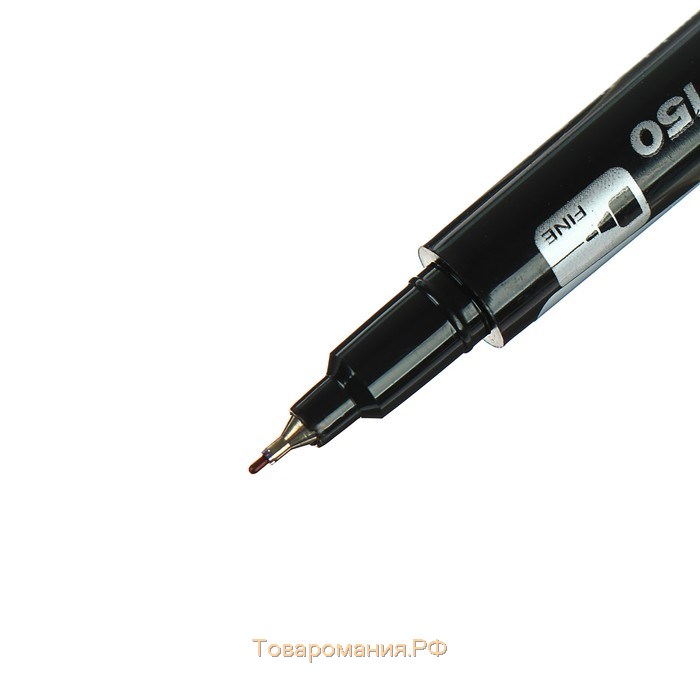 Маркер перманентный 0.7-1.0 мм, Luxor 150, двухсторонний, пулевидный, чёрный