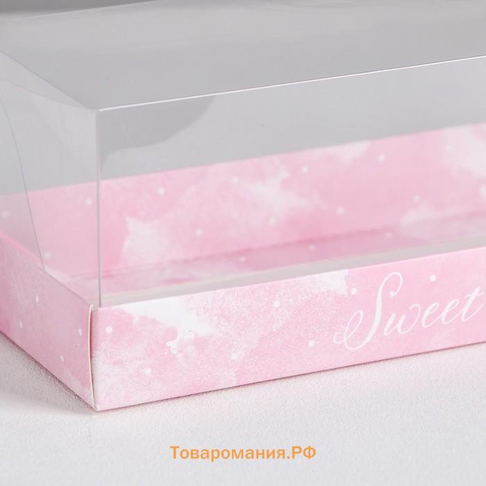 Коробка кондитерская Sweet moments, 26 х 8 х 9.5 см