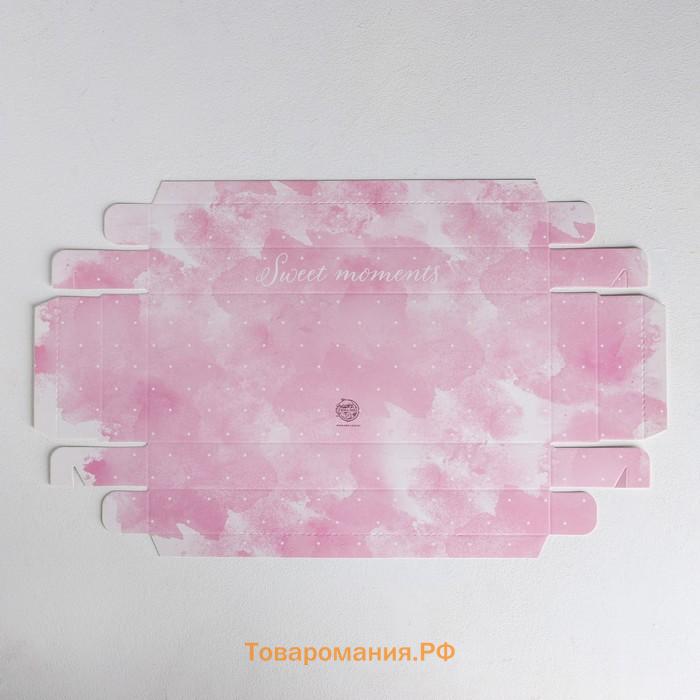 Коробка кондитерская Sweet moments, 26 х 8 х 9.5 см
