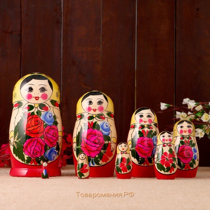 Матрёшка «Семёновская», 8 кукольная, высшая категория