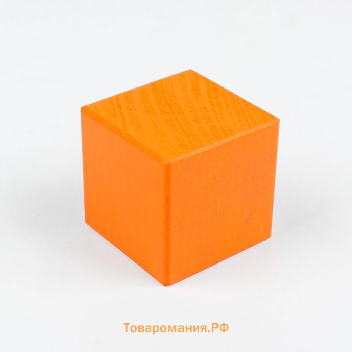 Кубики деревянные «Изучаем цвета» 12 шт (8 цв.)