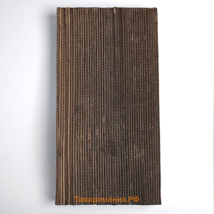 Когтеточка из картона Avocat волна, 45.5 × 19 × 3.5 см
