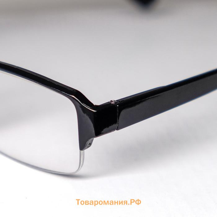 Готовые очки Восток 0056, цвет чёрный, отгибающаяся дужка, -3