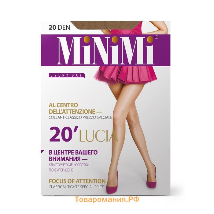 Колготки женские MiNiMi Lucia, 20 den, размер 5, цвет caramello