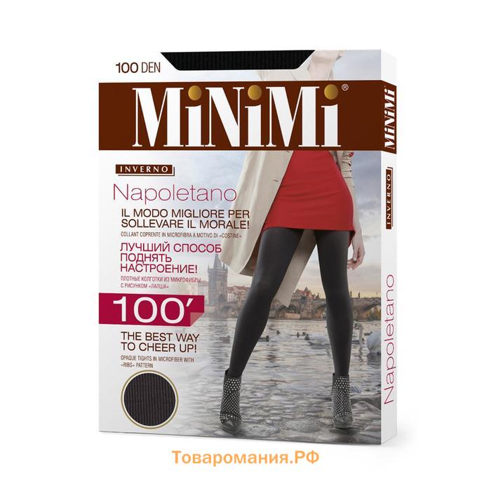 Колготки женские MiNiMi Napoletano, 100 den, размер 3, цвет nero