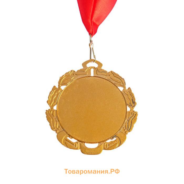 Медаль с лентой, заготовка, D = 70 мм