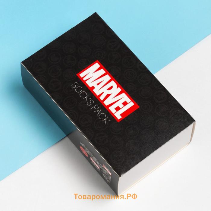 Набор носков "MARVEL", Мстители, 2 пары, 27-29 см