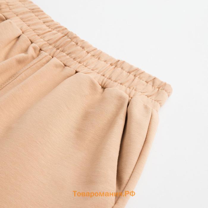 Костюм женский (худи, брюки) MINAKU: Casual Collection цвет песочный, размер 46
