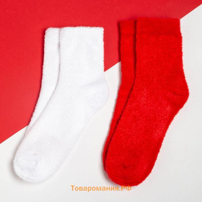 Набор новогодних носков KAFTAN "Подарок" размер 36-40 (23-25 см), 2 пары
