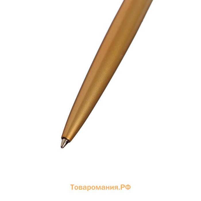 Ручка шариковая Parker Jotter Monochrome XL SE20 Gold GT М 1.0 мм, корпус из нержавеющей стали, синие чернила