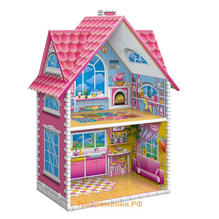 Домик кукольный Десятое Королевство Dream House «Вилла», двухэтажный, быстрая сборка