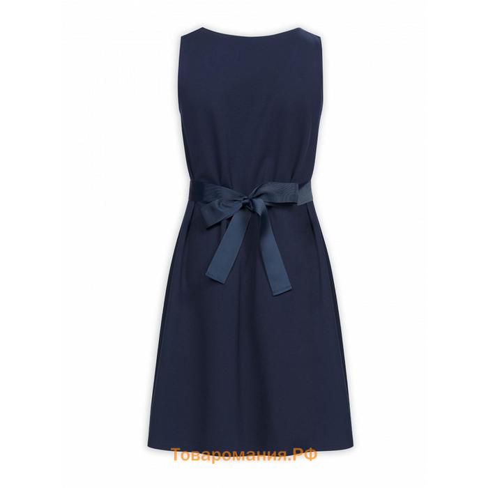 Платье для девочек, рост 116 см, цвет синий