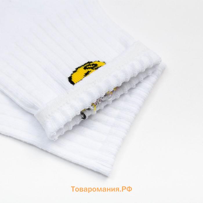 Носки женские MINAKU «Утёнок», цвет белый, размер 38-39 (25 см)