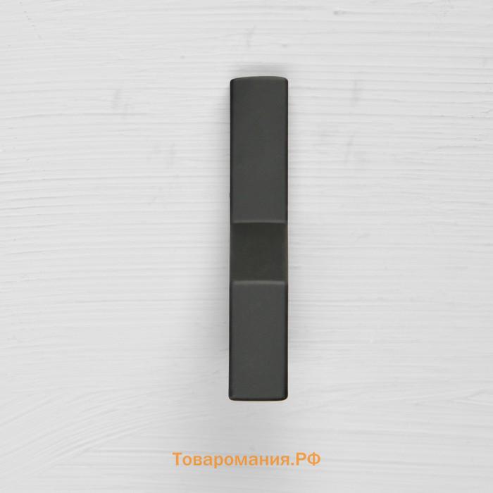 Крючок мебельный CAPPIO TRANQUILITY, однорожковый, цвет черный