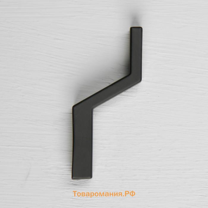 Крючок мебельный CAPPIO TRANQUILITY, однорожковый, цвет черный